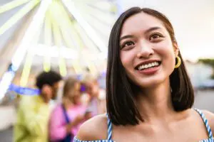 Group of multiethnics young friends having fun together