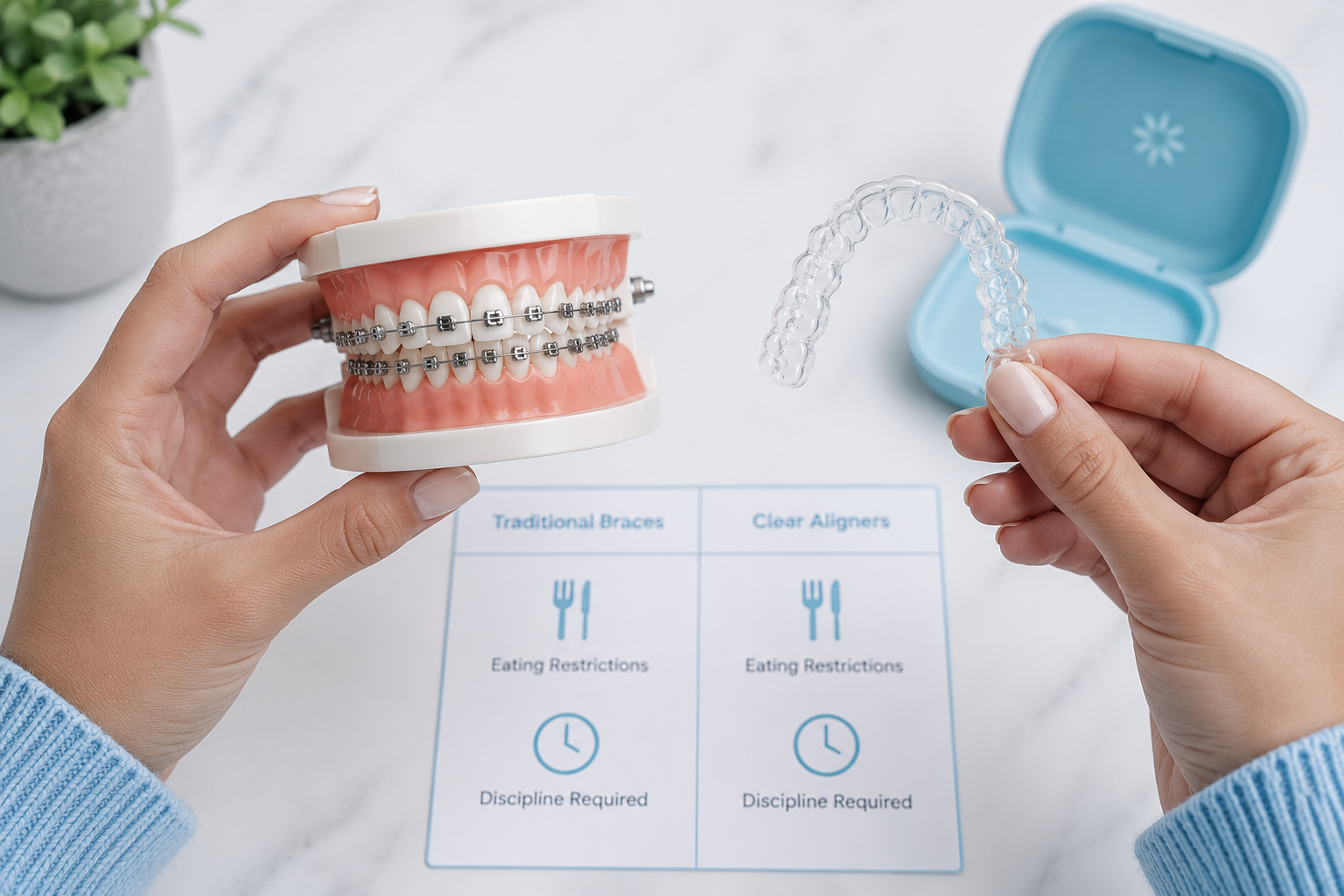 Braces vs. Clear Aligners Comparison