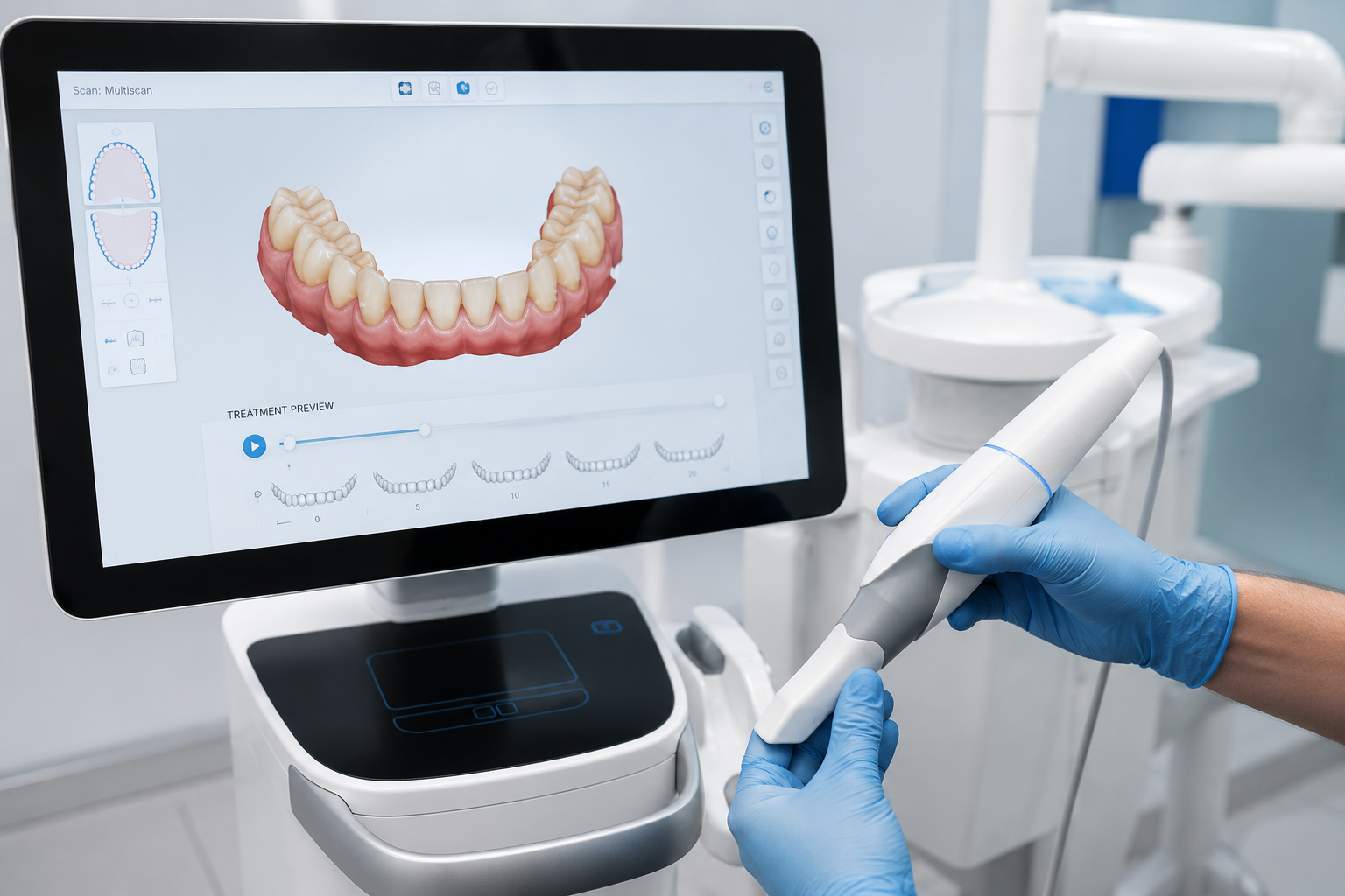 Digital Dental Scan Treatment Preview
