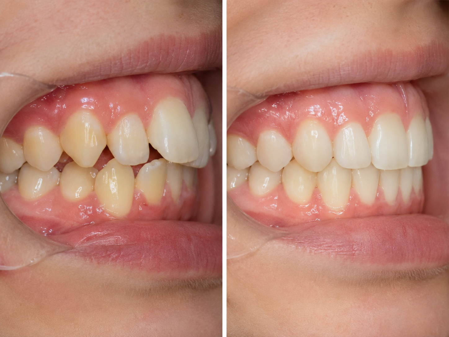Before and After Bite Correction